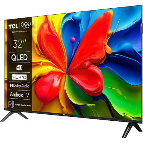 TCL Smart Τηλεόραση 32" HD Ready QLED S4K HDR (2025) 32S4K