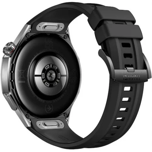 Huawei Watch GT 5 Pro Titanium 46mm Αδιάβροχο με Παλμογράφο (Μαύρο)