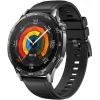 Huawei Watch GT 5 Stainless Steel 46mm Αδιάβροχο με Παλμογράφο (Μαύρο)
