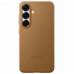 Samsung Kindsuit Case Back Cover Δερματίνης Camel (Galaxy S25)