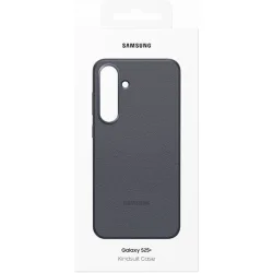 Samsung Kindsuit Case Back Cover Δερμάτινο Μαύρο (Galaxy S25+)