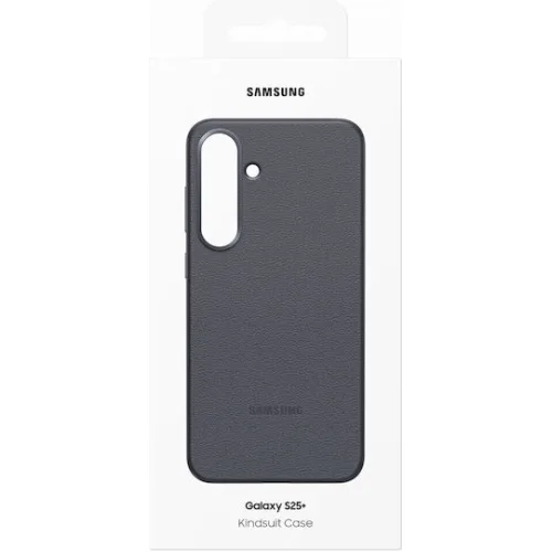 Samsung Kindsuit Case Back Cover Δερμάτινο Μαύρο (Galaxy S25+)