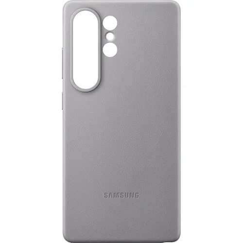 Samsung Back Cover Δερμάτινο Γκρι (Galaxy S25 Ultra)