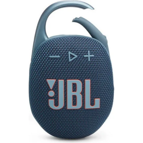 JBL Clip 5 Αδιάβροχο Ηχείο Bluetooth 7W με Διάρκεια Μπαταρίας έως 12 ώρες Blue