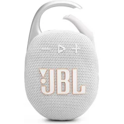 JBL Clip 5 Αδιάβροχο Ηχείο Bluetooth 7W με Διάρκεια Μπαταρίας έως 12 ώρες Λευκό