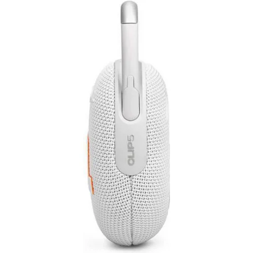 JBL Clip 5 Αδιάβροχο Ηχείο Bluetooth 7W με Διάρκεια Μπαταρίας έως 12 ώρες Λευκό