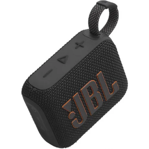 JBL Go 4 Αδιάβροχο Ηχείο Bluetooth 4.2W με Διάρκεια Μπαταρίας έως 7 ώρες Μαύρο