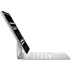 Apple Magic Keyboard Flip Cover με Πληκτρολόγιο Ελληνικά Λευκό (iPad Pro 2024 11") MWR03GR/A