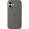 Apple Silicone Case with MagSafe Back Cover Σιλικόνης Stone Gray (iPhone 16)