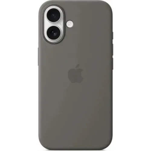 Apple Silicone Case with MagSafe Back Cover Σιλικόνης Stone Gray (iPhone 16)