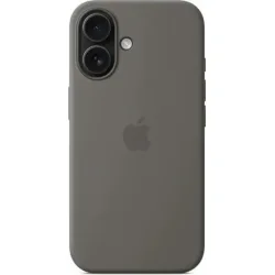 Apple Silicone Case with MagSafe Back Cover Σιλικόνης Stone Gray (iPhone 16)
