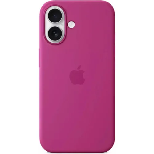 Apple Silicone Case with MagSafe Back Cover Σιλικόνης Φούξια (iPhone 16)