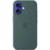 Apple Silicone Case with MagSafe Back Cover Σιλικόνης Lake Green (iPhone 16)
