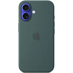 Apple Silicone Case with MagSafe Back Cover Σιλικόνης Lake Green (iPhone 16)