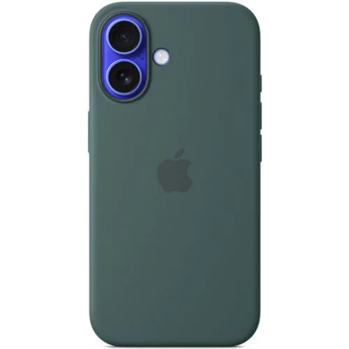 Apple Silicone Case with MagSafe Back Cover Σιλικόνης Lake Green (iPhone 16)
