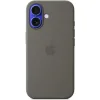 Apple Silicone Case with MagSafe Back Cover Σιλικόνης Stone Gray (iPhone 16 Plus)