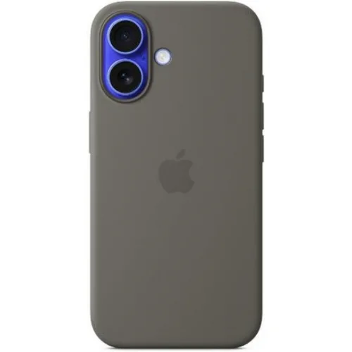Apple Silicone Case with MagSafe Back Cover Σιλικόνης Stone Gray (iPhone 16 Plus)