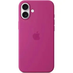 Apple Silicone Case with MagSafe Back Cover Σιλικόνης Φούξια (iPhone 16 Plus)