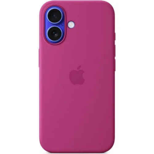 Apple Silicone Case with MagSafe Back Cover Σιλικόνης Φούξια (iPhone 16 Plus)