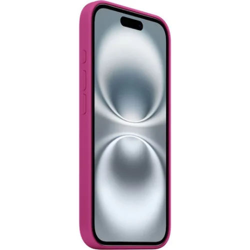 Apple Silicone Case with MagSafe Back Cover Σιλικόνης Φούξια (iPhone 16 Plus)
