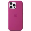Apple Silicone Case with MagSafe Back Cover Σιλικόνης Φούξια (iPhone 16 Pro)