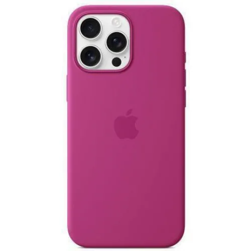 Apple Silicone Case with MagSafe Back Cover Σιλικόνης Φούξια (iPhone 16 Pro)
