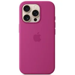 Apple Silicone Case with MagSafe Back Cover Σιλικόνης Φούξια (iPhone 16 Pro Max)