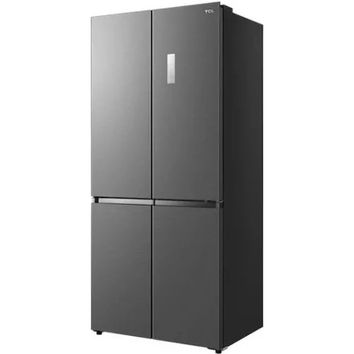TCL Ψυγείο Ντουλάπα 456lt NoFrost Υ190xΠ83.3xΒ58εκ. Inox RC456CXE0