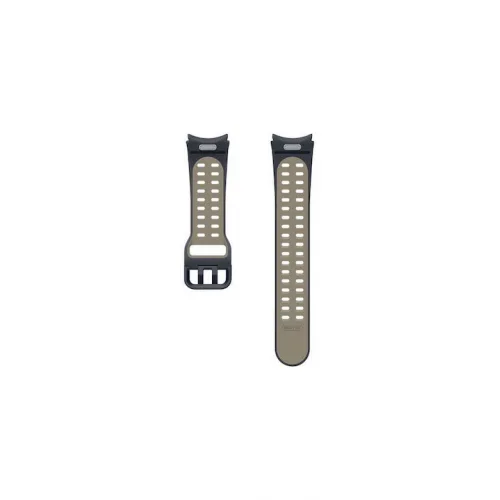 Samsung Λουράκι Σιλικόνης Graphite/Titan (Galaxy Watch4/5/6/7/FE/4 Classic/6 Classic/5 Pro)