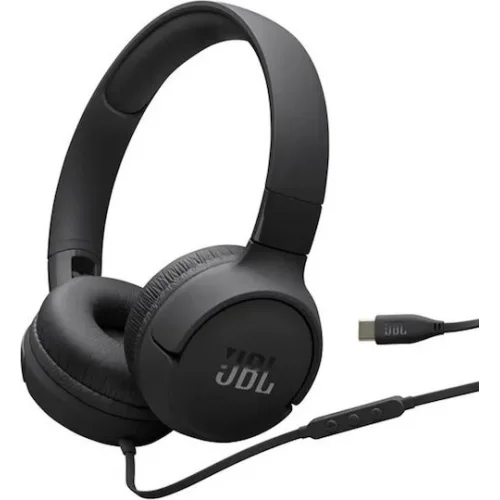 JBL Tune 520C Ενσύρματα On Ear Ακουστικά Μαύρα
