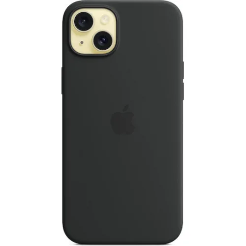 Apple Silicone Case with MagSafe Back Cover Σιλικόνης Μαύρο (iPhone 15 Plus)