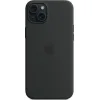 Apple Silicone Case with MagSafe Back Cover Σιλικόνης Μαύρο (iPhone 15 Plus)