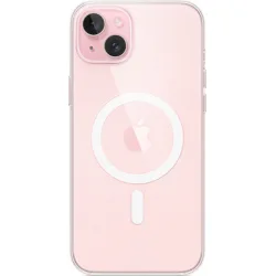 Apple Silicone Case with MagSafe Back Cover Πλαστικό Διάφανο (iPhone 15 Plus)