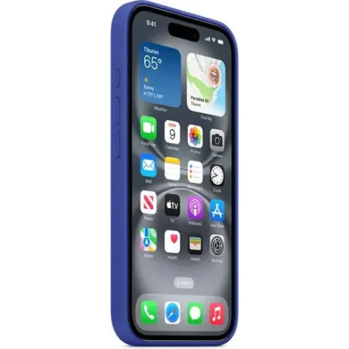 Apple Silicone Case with MagSafe Back Cover Σιλικόνης Ultramarine (iPhone 16)