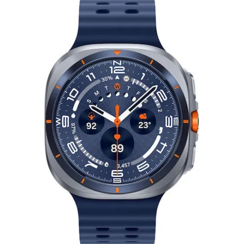 Samsung Galaxy Watch Ultra (2025) Titanium 47mm Αδιάβροχο με eSIM και Παλμογράφο (Μπλε)
