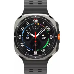 Samsung Galaxy Watch Ultra (2025) Titanium 47mm Αδιάβροχο με eSIM και Παλμογράφο (Ασημί)