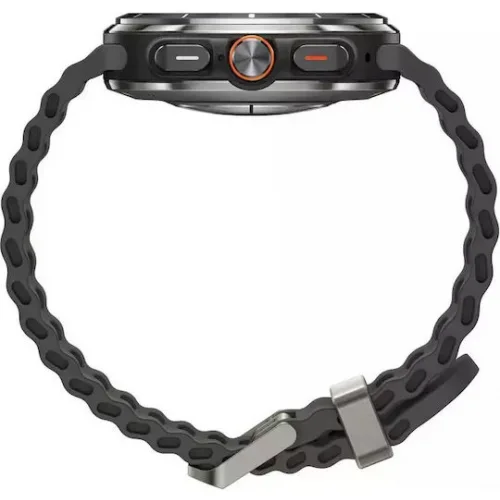 Samsung Galaxy Watch Ultra (2025) Titanium 47mm Αδιάβροχο με eSIM και Παλμογράφο (Ασημί)