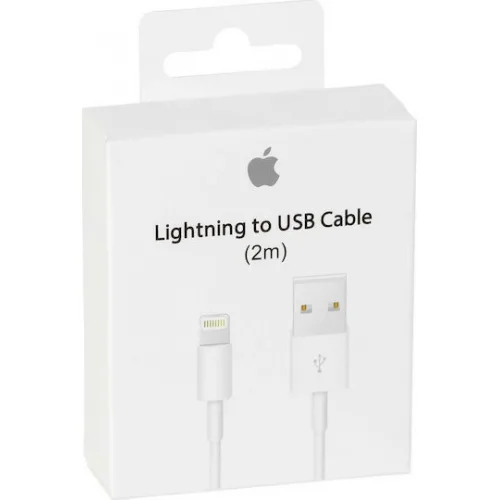 Apple USB-A to Lightning Cable Λευκό 2m (MD819ZM/A) Apple USB-A to Lightning Cable Λευκό 2m (MD819ZM/A)