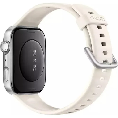 Huawei Watch Fit 4 43mm Αδιάβροχο με Παλμογράφο (Λευκό)