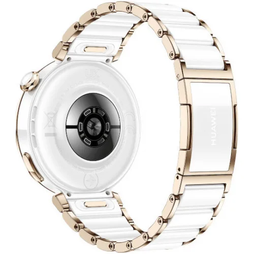 Huawei Watch GT 5 Pro Ceramic 42mm Αδιάβροχο με Παλμογράφο (Ceramic White)
