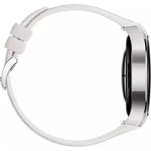 Huawei Watch 5 Stainless Steel 42mm Αδιάβροχο με eSIM και Παλμογράφο (Λευκό)