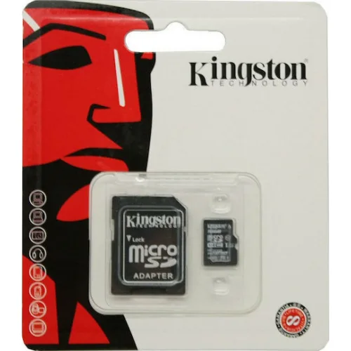 Kingston Canvas Select Plus microSDXC 64GB Class 10 U1 V10 A1 UHS-I με αντάπτορα