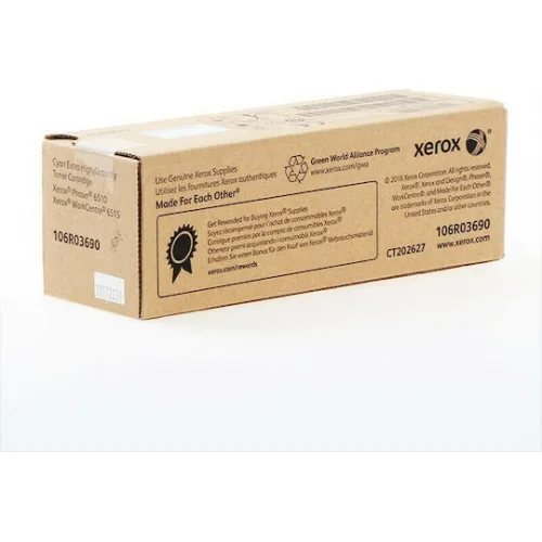Xerox 106R03690 Γνήσιο Toner Laser Εκτυπωτή Κυανό High Capacity 4300 Σελίδων