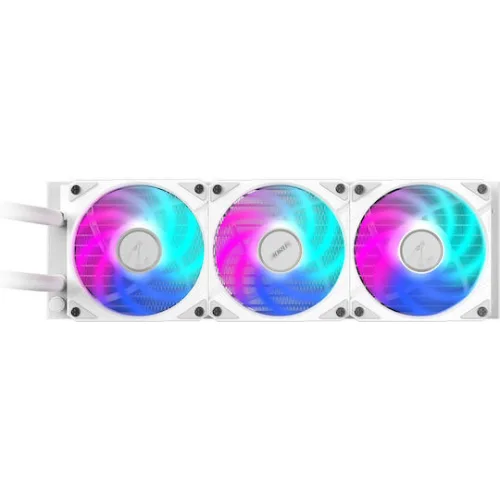 Gigabyte AORUS Waterforce II 360 Υδρόψυξη Επεξεργαστή Τριπλού Ανεμιστήρα 120mm για Socket AM4/AM5/1700/1200 με ARGB Φωτισμό Λευκή