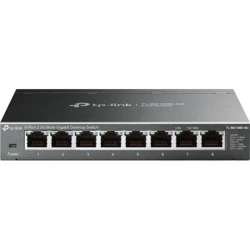 TP-LINK TL-SG108S-M2 v1 Unmanaged L2 Switch με 8 Θύρες Ethernet