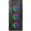 CC-COUGAR Case MX110 Mesh-G RGB Tempered Glass Middle ATX Black (4x120mm RGB fans preinstalled)