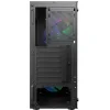 CC-COUGAR Case MX110 Mesh-G RGB Tempered Glass Middle ATX Black (4x120mm RGB fans preinstalled)