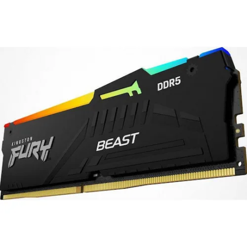 Kingston Fury Beast RGB DDR5 32GB RAM με 2x16GB Modules και Ταχύτητα 5200 για Desktop