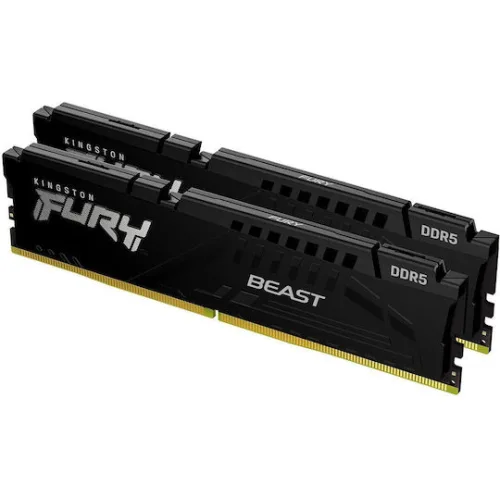 Kingston FURY Beast DDR5 64GB RAM με 2x32GB Modules και Ταχύτητα 5600 για Desktop