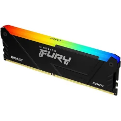 Kingston Fury Beast RGB DDR4 με Module 1x8GB και Ταχύτητα 3600 για Desktop